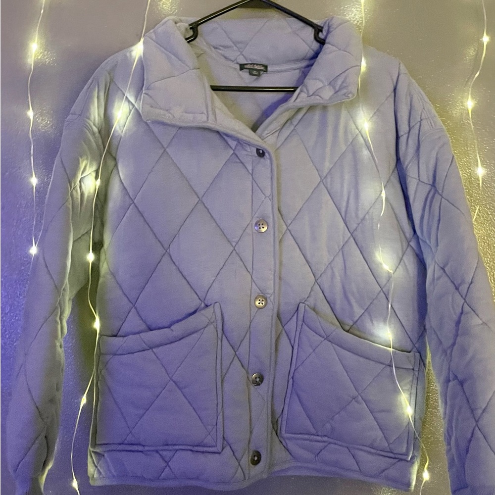 Wild Fable | Quilted Jacket | Blue | Size Medium